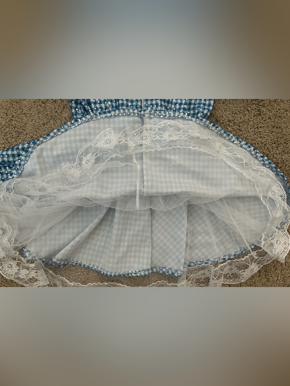 Wizard of Oz Dorothy Girls Costume Dress Size M Medium 7/8 - Picture 8 of 10